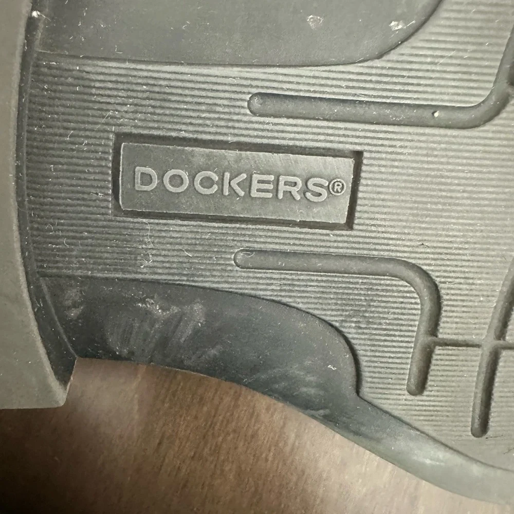 Docker All Motion Comfort Black‎ Leather Men's Slip-On Shoes Size 10.5M